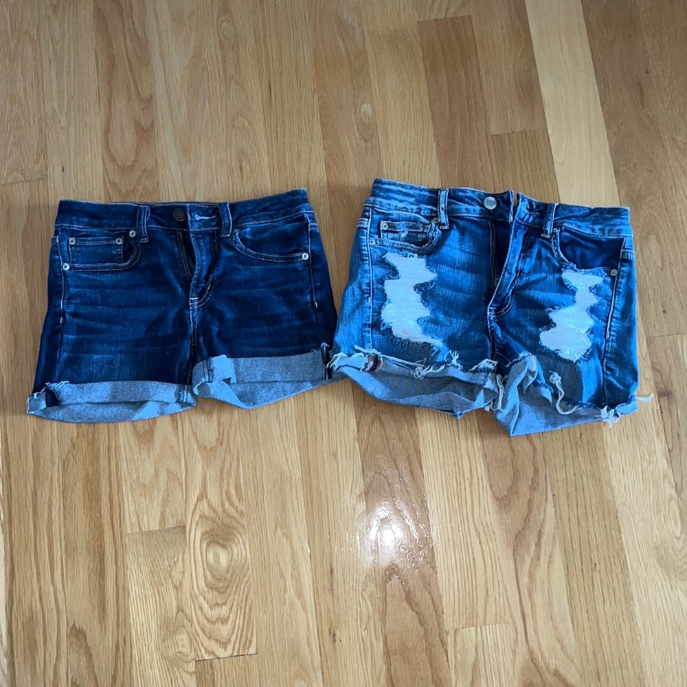 American Eagle Lot next level stretch x shorts. Size 6
